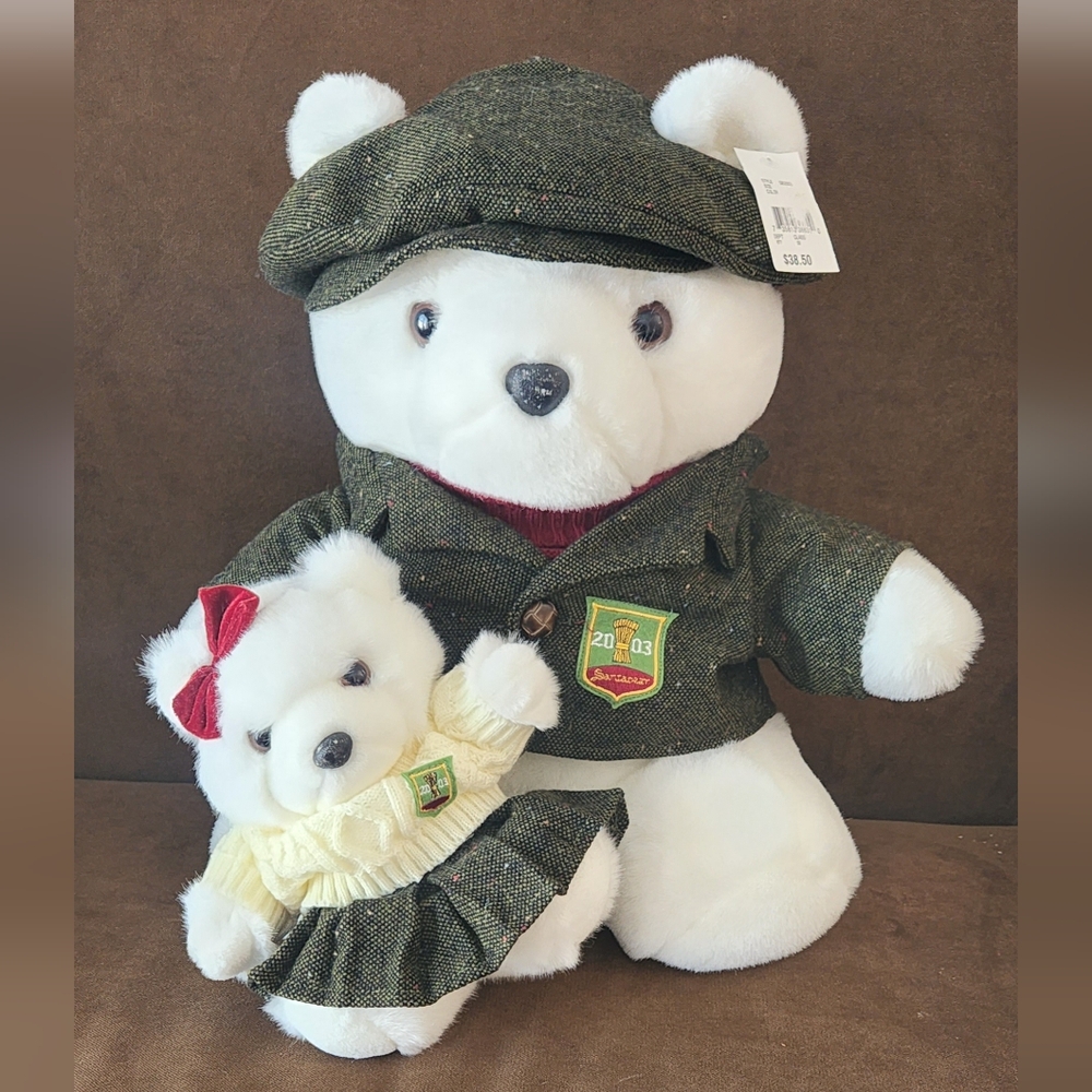 Vintage 2003 Dayton Hudson Christmas Santa Bear 17” tall NWT